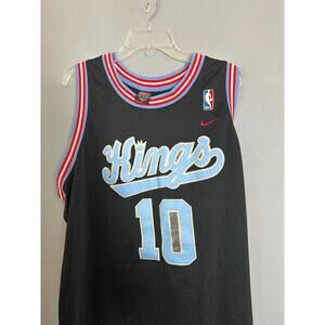 Black Nike NBA Sacramento Kings Mike Bibby #10 Jersey 2XL + 2 Length